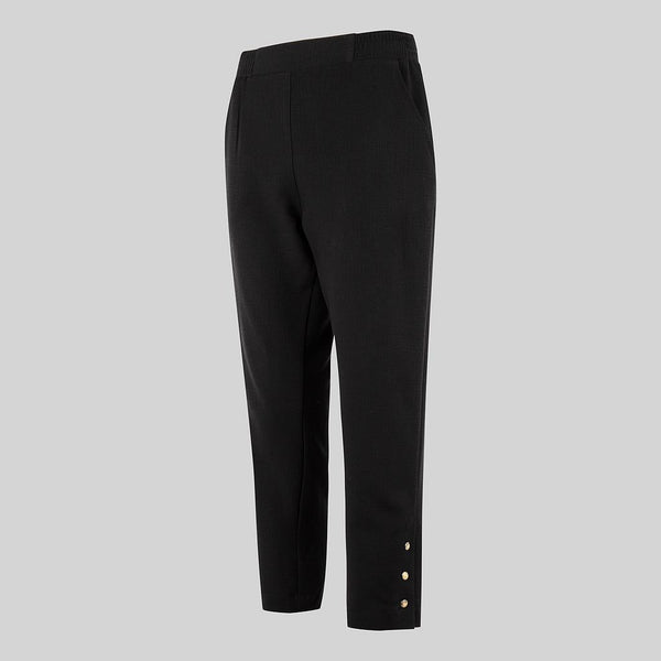 Calça Pirata Vila Verde X.Linen-Preto 001-XS-RAG-Tailors-Fardas-e-Uniformes-Vestuario-Pro