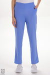 Calça Senhora Martina microfibra ELASTIK 360 - Elástico Cintura-Azul Sky (407)-XS / (SP)-RAG-Tailors-Fardas-e-Uniformes-Vestuario-Pro