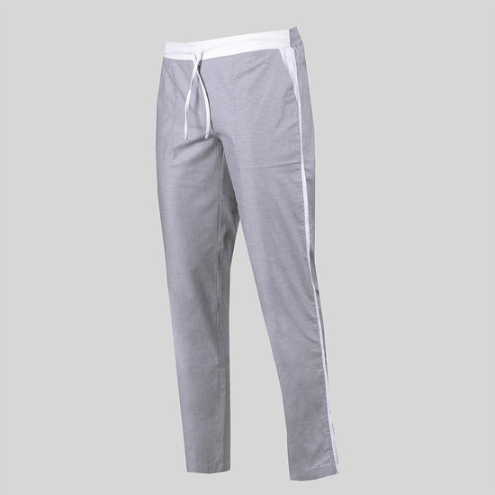 Calça Unissexo Oxford-Cinza/Branco-XS-RAG-Tailors-Fardas-e-Uniformes-Vestuario-Pro