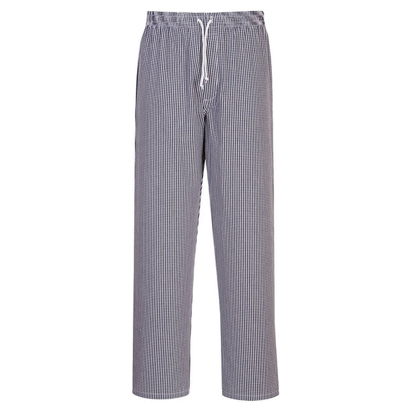 Calça de Chefs Bromley-Verifique Alto Azul-S-RAG-Tailors-Fardas-e-Uniformes-Vestuario-Pro