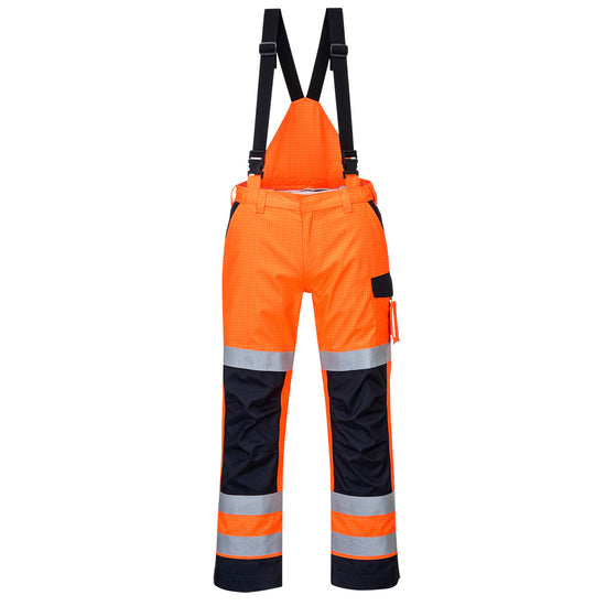 Calça de Chuva Modaflame Multinorma Arc-Laranja/Marinho-S-RAG-Tailors-Fardas-e-Uniformes-Vestuario-Pro
