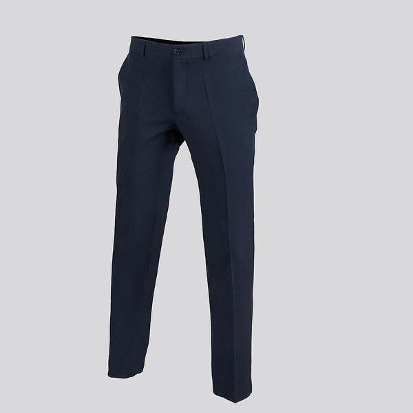 Calça de Fato s\pinças STRECH-Marinho-36-RAG-Tailors-Fardas-e-Uniformes-Vestuario-Pro