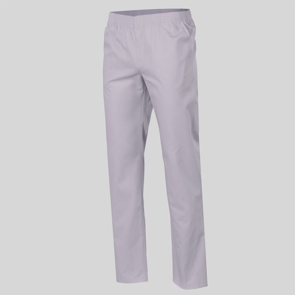 Calça de Sarja Unisex Básica c/ Elástico (Cores 1)-Cinza Claro-XS-RAG-Tailors-Fardas-e-Uniformes-Vestuario-Pro