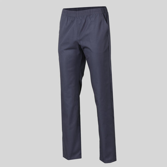 Calça de Sarja Unisex Básica c/ Elástico (Cores 1)-Cinza Marengo - 139-XS-RAG-Tailors-Fardas-e-Uniformes-Vestuario-Pro