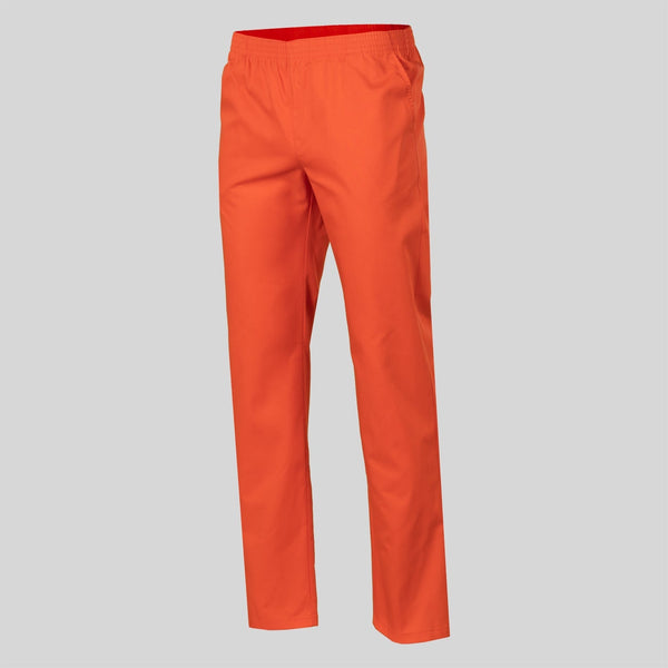 Calça de Sarja Unisex Básica c/ Elástico (Cores 1)-Laranja-XS-RAG-Tailors-Fardas-e-Uniformes-Vestuario-Pro