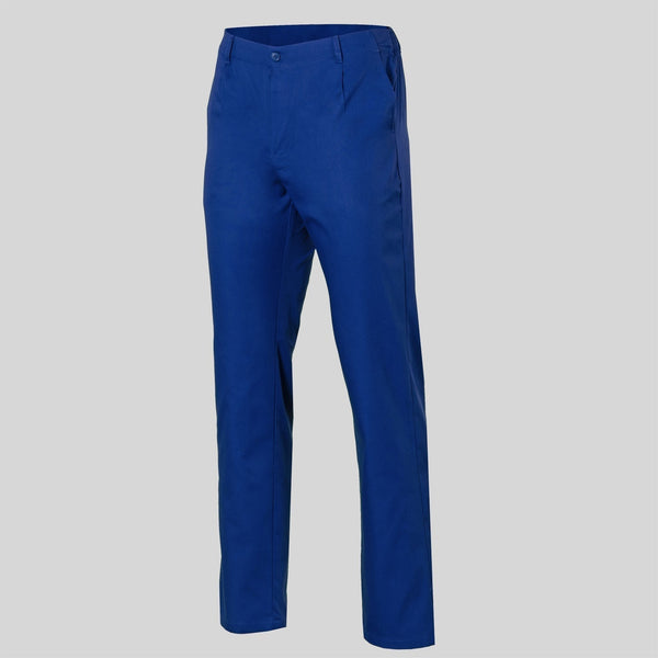 Calça de Sarja Unisex c/ Botão-Azulina-XS-RAG-Tailors-Fardas-e-Uniformes-Vestuario-Pro