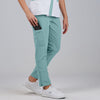 Calça de Senhora com Fecho nos Joelhos-Verde Água - 143-XS-RAG-Tailors-Fardas-e-Uniformes-Vestuario-Pro