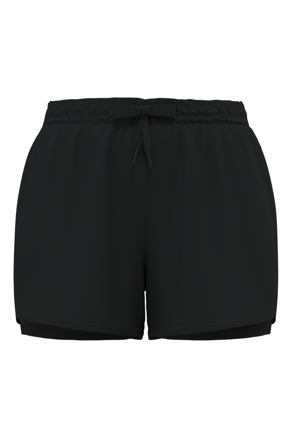 Calção 2 em 1 com Interior Integrado de Senhora-Preto-2XS-RAG-Tailors-Fardas-e-Uniformes-Vestuario-Pro