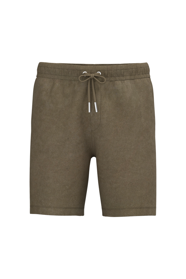 Calção Eco-responsável em Malha Turca de Homem-Verde Oliva Claro-S-RAG-Tailors-Fardas-e-Uniformes-Vestuario-Pro