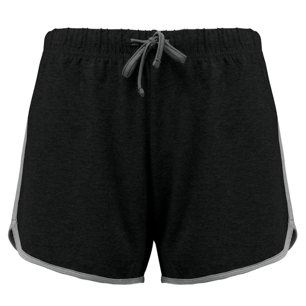 Calção de desporto de senhora-Black / Grey Heather-XS-RAG-Tailors-Fardas-e-Uniformes-Vestuario-Pro