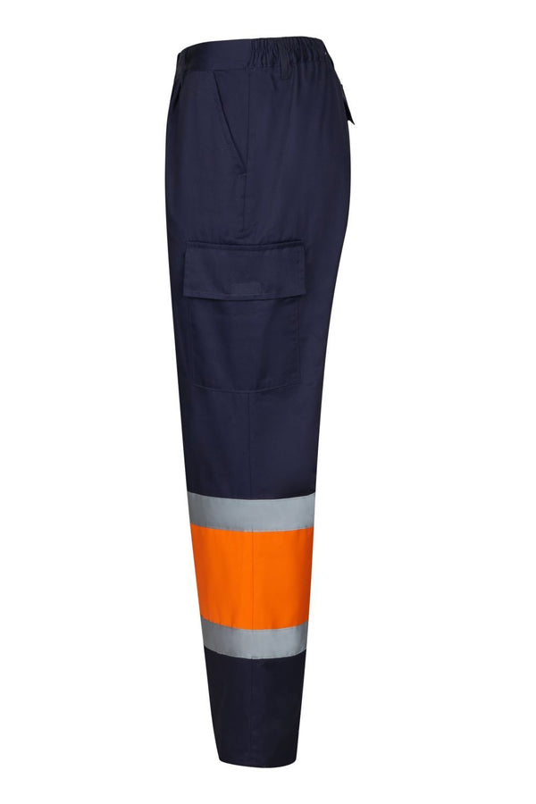 Calças Bicolor Multibolsos de Alta Visibilidade-RAG-Tailors-Fardas-e-Uniformes-Vestuario-Pro