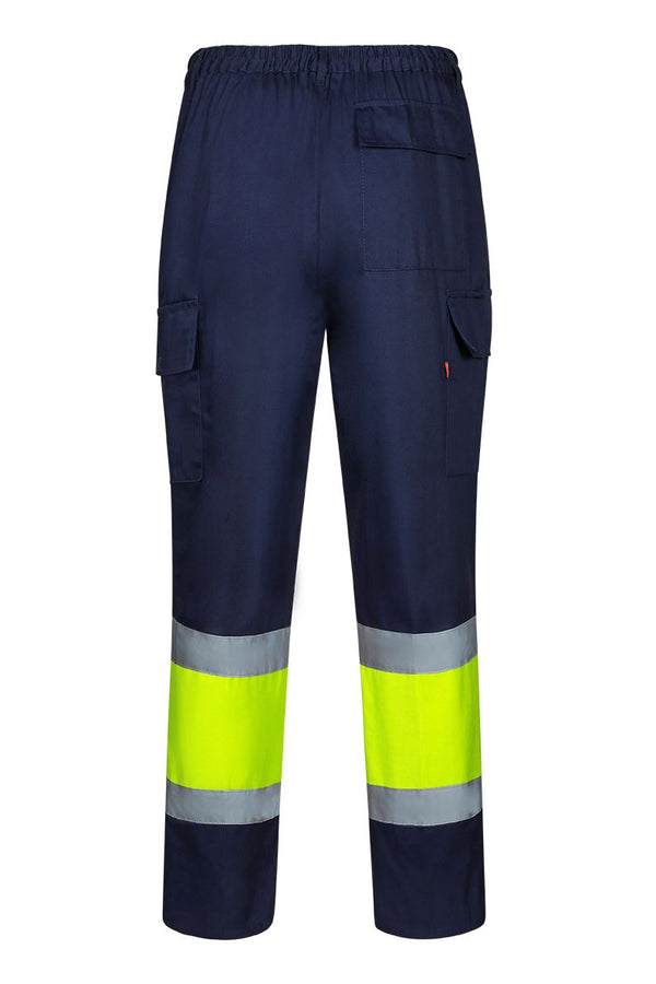 Calças Bicolor Multibolsos de Alta Visibilidade-RAG-Tailors-Fardas-e-Uniformes-Vestuario-Pro