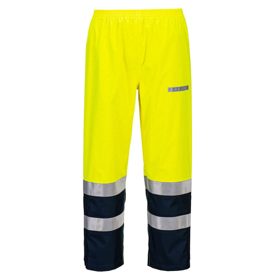 Calças Bizflame Rain+ Hi-Vis Light Arc-Amarelo/Marinho-S-RAG-Tailors-Fardas-e-Uniformes-Vestuario-Pro