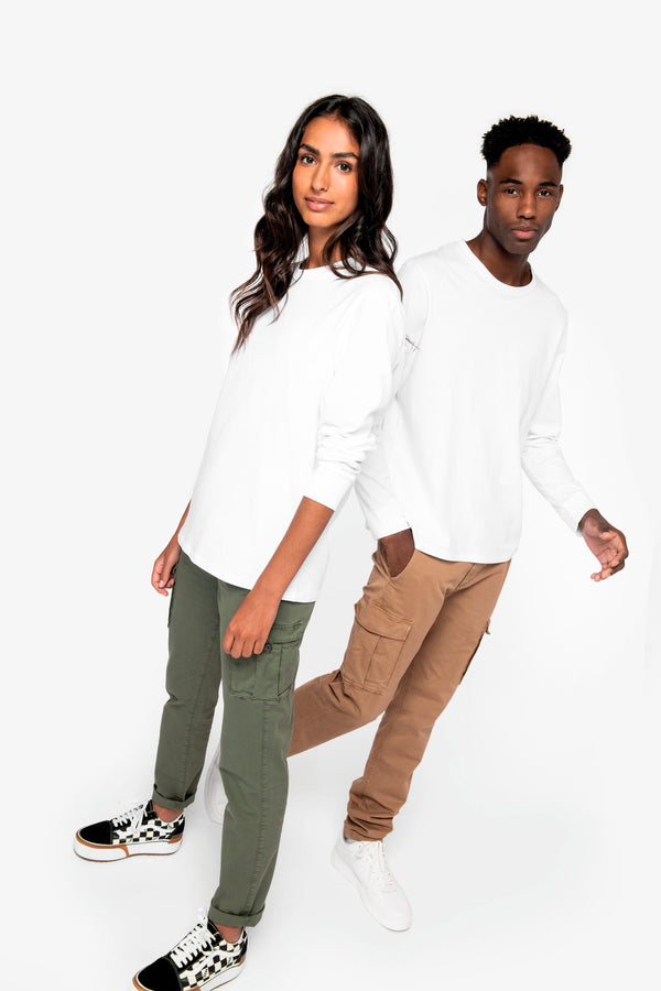 Calças Cargo Eco-responsáveis com Aspecto Lavado de Senhora-RAG-Tailors-Fardas-e-Uniformes-Vestuario-Pro