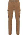 Calças Cargo Eco-responsáveis com Aspeto Lavado Homem-Camelo Escuro Lavado-36 FR-RAG-Tailors-Fardas-e-Uniformes-Vestuario-Pro