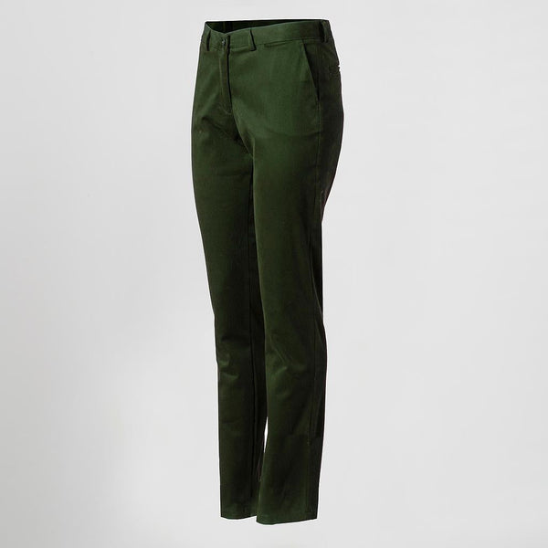 Calças Chino Femininas Milan 270g-Verde Khaki-36-RAG-Tailors-Fardas-e-Uniformes-Vestuario-Pro
