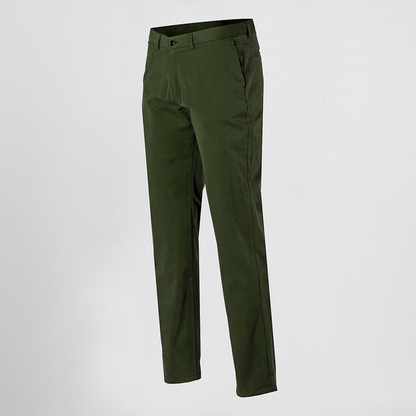 Calças Chino Masculinas Milan 270g-Verde Khaki-36-RAG-Tailors-Fardas-e-Uniformes-Vestuario-Pro