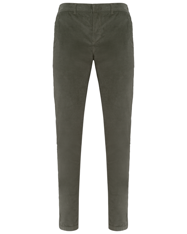 Calças Eco-responsáveis em Bombazine de Homem-Caqui Claro-38 FR-RAG-Tailors-Fardas-e-Uniformes-Vestuario-Pro