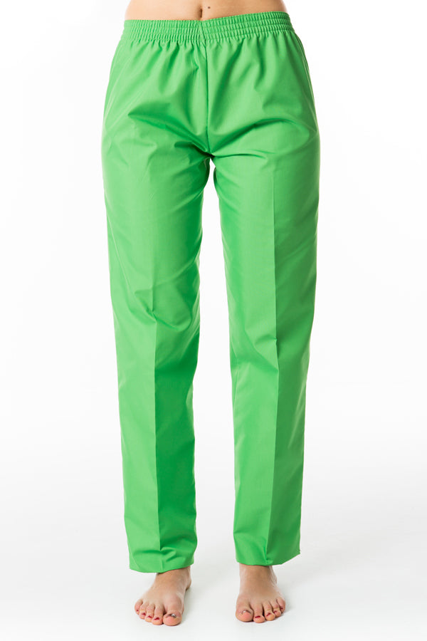 Calças Elvita Sarja Unissexo (Cores 1/2)-Verde Vivo-XS / (SP)-RAG-Tailors-Fardas-e-Uniformes-Vestuario-Pro