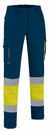 Calças Multibolsos de Alta Visibilidade Alfaro-Amarelo Flor/Azul Marinho-S-RAG-Tailors-Fardas-e-Uniformes-Vestuario-Pro