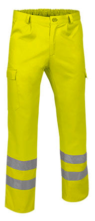 Calças Multibolsos de Alta Visibilidade Ankara-Amarelo Florescente-S-RAG-Tailors-Fardas-e-Uniformes-Vestuario-Pro