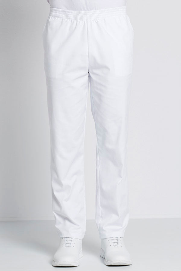 Calças Sevilha em Microfibra Elastik-Branco-SP (XS)-RAG-Tailors-Fardas-e-Uniformes-Vestuario-Pro