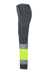 Calças Stretch Bicolor Multibolsos de Alta Visibilidade-RAG-Tailors-Fardas-e-Uniformes-Vestuario-Pro