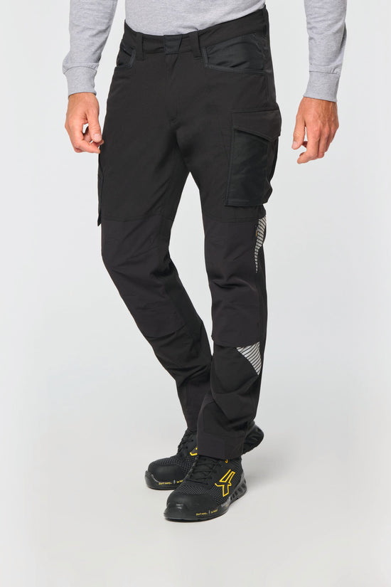 Calças Stretch Recicladas Multibolsos Unissexo-RAG-Tailors-Fardas-e-Uniformes-Vestuario-Pro