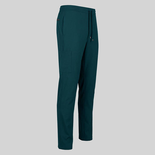 Calças Unissexo Extrafiber com Joelheiras-Verde Petróleo 145-XXS-RAG-Tailors-Fardas-e-Uniformes-Vestuario-Pro