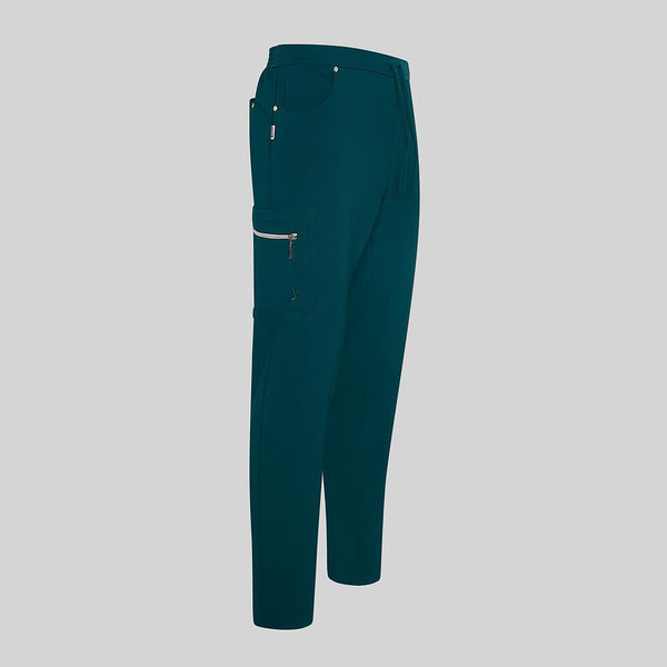 Calças Unissexo Multibolsos Extrafiber-Verde Petróleo 145-XS-RAG-Tailors-Fardas-e-Uniformes-Vestuario-Pro