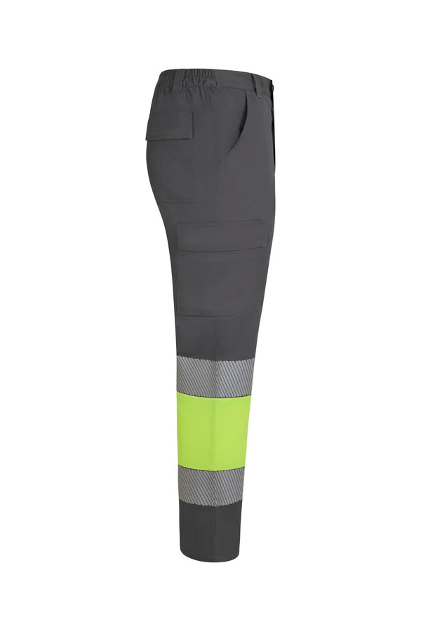Calças de Alta Visibilidade Bicolor Recicladas Forradas com Faixas Segmentadas-RAG-Tailors-Fardas-e-Uniformes-Vestuario-Pro