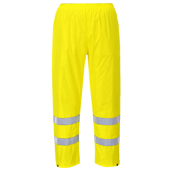 Calças de Chuva de Alta Visibilidade Essential-Amarelo-XS-RAG-Tailors-Fardas-e-Uniformes-Vestuario-Pro