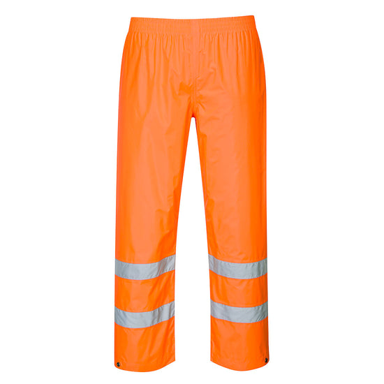 Calças de Chuva de Alta Visibilidade Essential-Laranja-XS-RAG-Tailors-Fardas-e-Uniformes-Vestuario-Pro