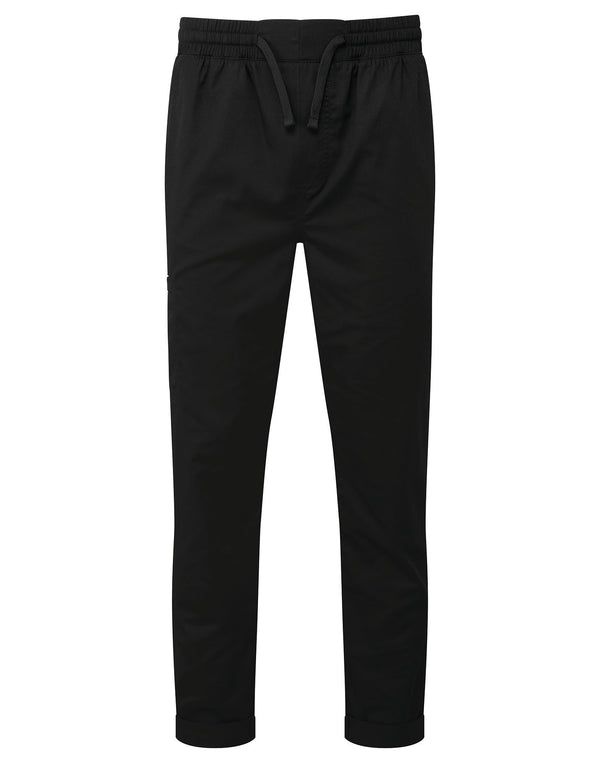 Calças de Elástico e Cordão Maestro-Preto-S-RAG-Tailors-Fardas-e-Uniformes-Vestuario-Pro