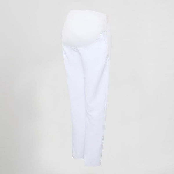 Calças de Gravidez em Microfibra-Branco-101-XS-RAG-Tailors-Fardas-e-Uniformes-Vestuario-Pro