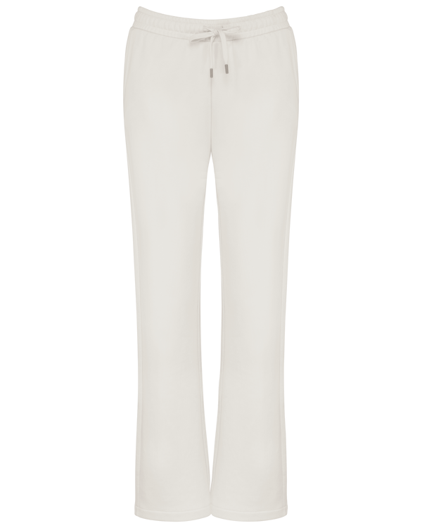 Calças de Jogging Largas em French Terry Mulher-Marfim-XS-RAG-Tailors-Fardas-e-Uniformes-Vestuario-Pro
