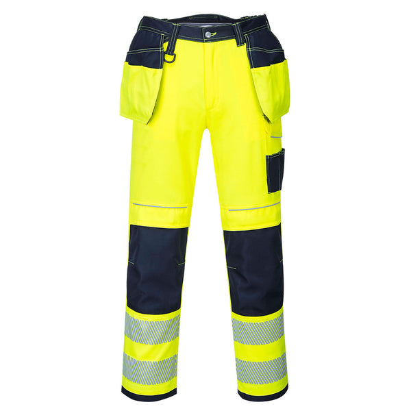 Calças de Trabalho Holster PW3 de Alta Visibilidade-Amarelo/marinho-28-RAG-Tailors-Fardas-e-Uniformes-Vestuario-Pro