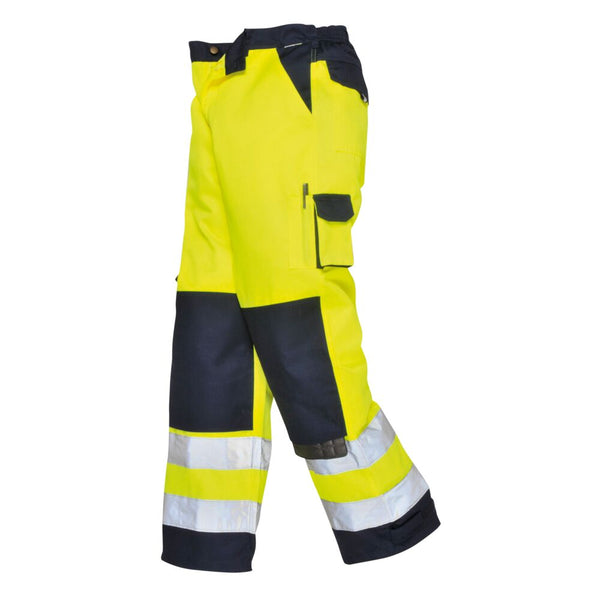Calças de Trabalho Seville Hi-Vis Contrast Amarelo/Marinho-Amarelo/marinho-XS-RAG-Tailors-Fardas-e-Uniformes-Vestuario-Pro