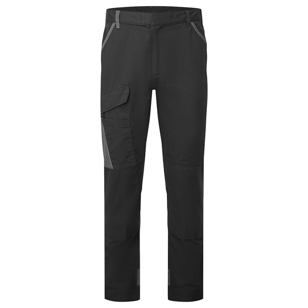 Calças de Trabalho em Algodão Leve WX1-Preto/cinzento-28-RAG-Tailors-Fardas-e-Uniformes-Vestuario-Pro