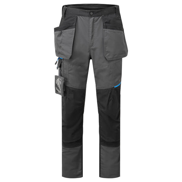Calças de coldre WX3 Slim Fit-Cinza Metal-UK28" DE44 FR36 EU42-RAG-Tailors-Fardas-e-Uniformes-Vestuario-Pro