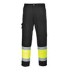 Calças de combate de dois tons leves Hi-Vis (Alta Visibilidade)-Amarelo/Preto-S-RAG-Tailors-Fardas-e-Uniformes-Vestuario-Pro