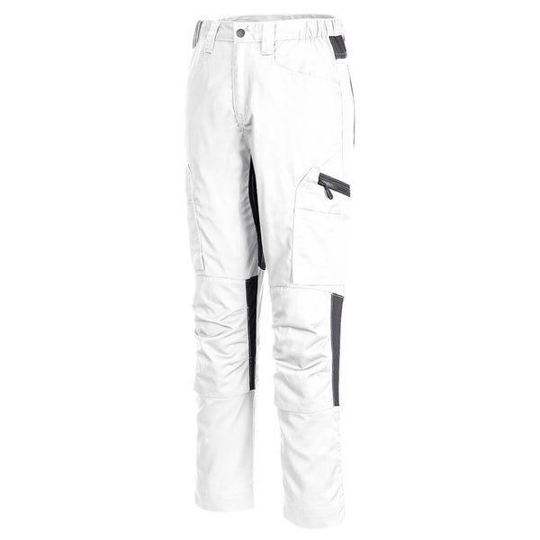 Calças de comércio WX2 Eco Stretch-Branco-28-RAG-Tailors-Fardas-e-Uniformes-Vestuario-Pro