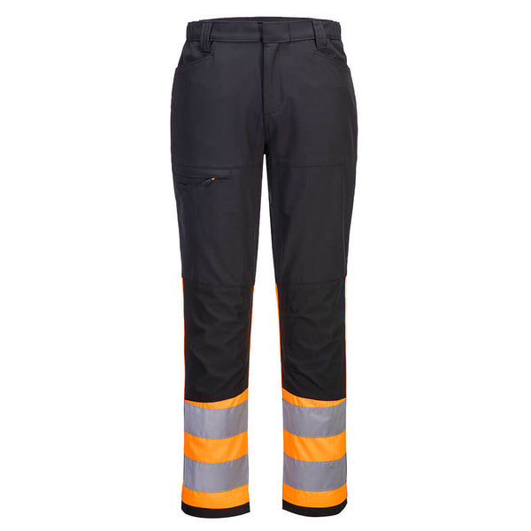 Calças de serviço WX2 Eco Hi-Vis Classe 1-Laranja/preto-UK28" DE44 FR36 EU42-RAG-Tailors-Fardas-e-Uniformes-Vestuario-Pro