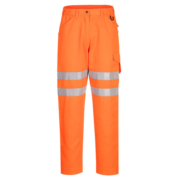 Calças de trabalho Eco Hi-Vis-Laranja-UK32" DE48 FR40 EU46-RAG-Tailors-Fardas-e-Uniformes-Vestuario-Pro