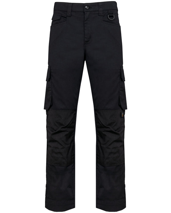 Calças de trabalho Multibolsos bicolores de homem-Black-36 PT (36 FR)-RAG-Tailors-Fardas-e-Uniformes-Vestuario-Pro