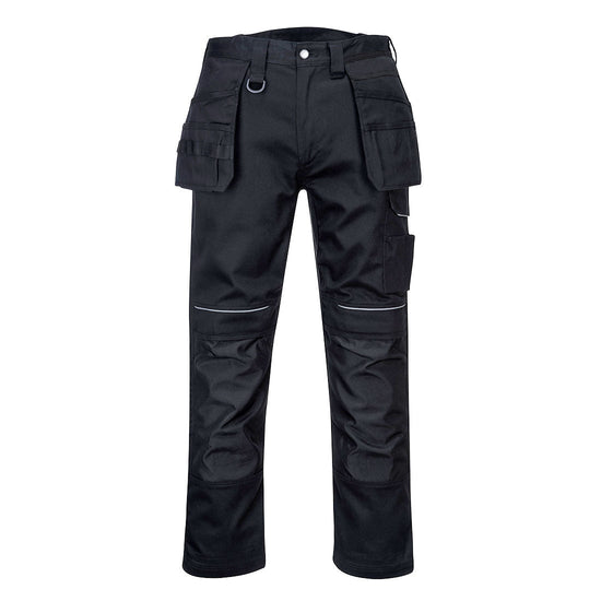 Calças de trabalho com coldre em algodão PW3-Preto-UK28" DE44 FR36 EU42-RAG-Tailors-Fardas-e-Uniformes-Vestuario-Pro