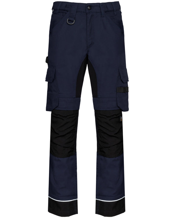 Calças de trabalho performance recicladas de homem-Navy / Black-36 PT (36 FR)-RAG-Tailors-Fardas-e-Uniformes-Vestuario-Pro