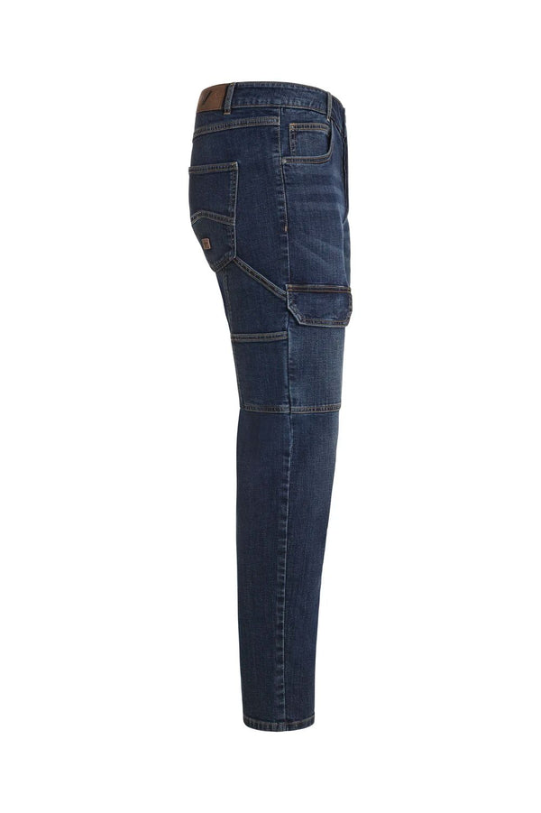 Calças denim Stretch multibolsos-RAG-Tailors-Fardas-e-Uniformes-Vestuario-Pro