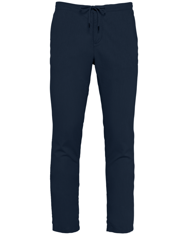 Calças eco em linho e algodão biológico - Homem-Navy Blue-XS-RAG-Tailors-Fardas-e-Uniformes-Vestuario-Pro