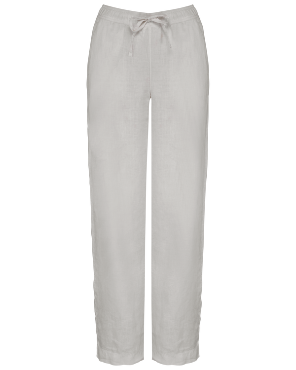 Calças eco-responsáveis de linho leve e moderno-Branco lavado-XS-RAG-Tailors-Fardas-e-Uniformes-Vestuario-Pro